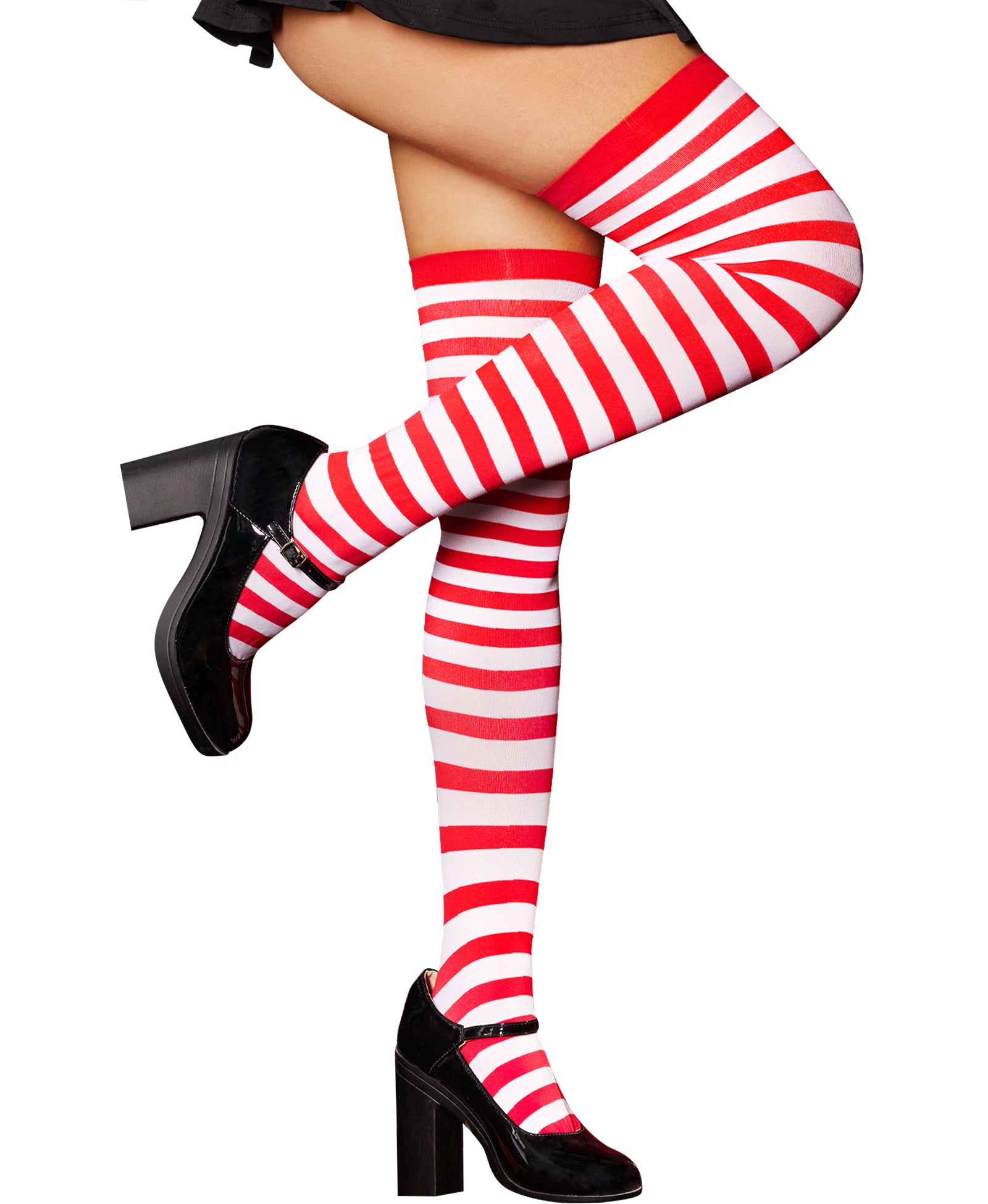 RSLOVE Socks calze alte a righe arancioni e nere taglia unica