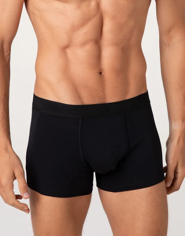 Lovable Value Elegance Signature Cotton boxer nero in cotone Pima