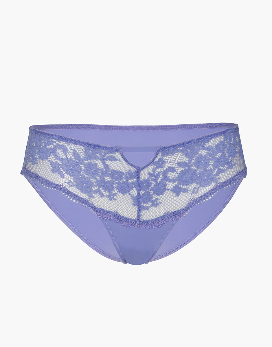 Lovable So Lacy Panties Flower Dreams Slip Midi in Pizzo e Microfibra Violetto