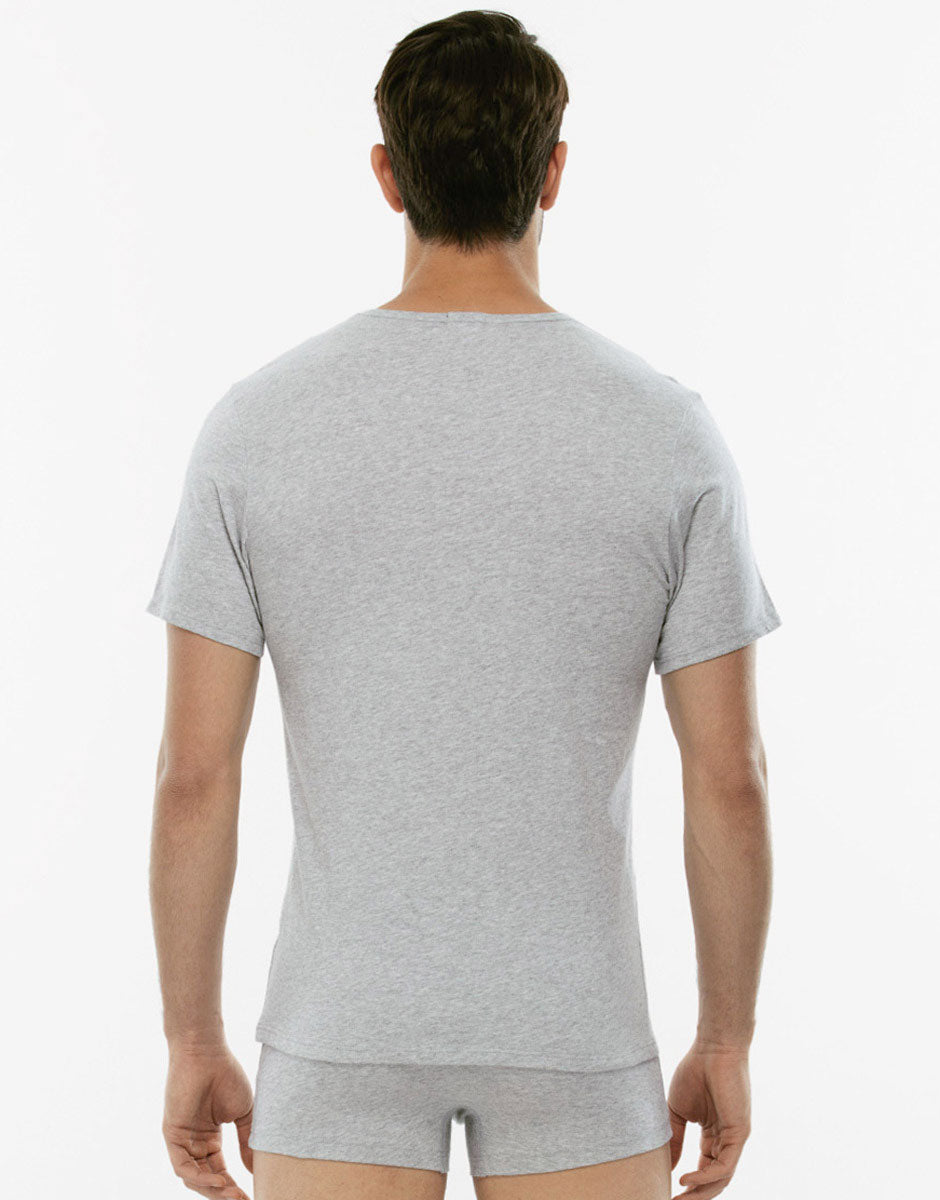 Lovable Basic Soul 100% Pure Cotton T-shirt grigio melange