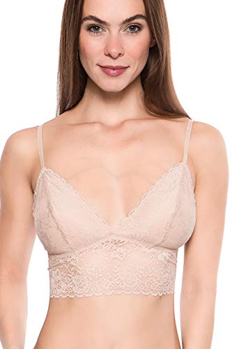 Maidenform Bras Longline Bralette reggiseno Magenta Zeal, pacco da 1, morbido