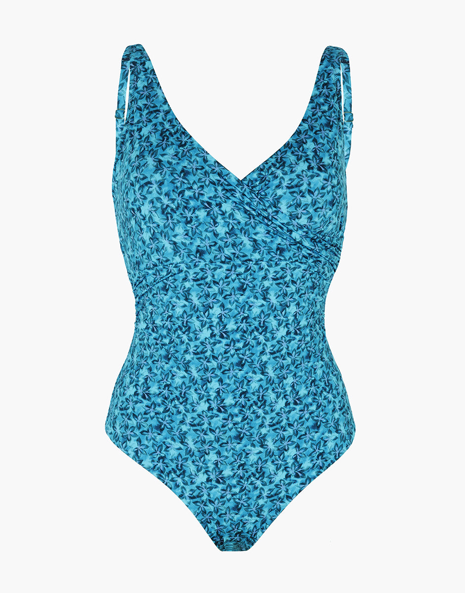 Lovable Glam Shiny Micro Costume intero senza ferretto fiori multicolor