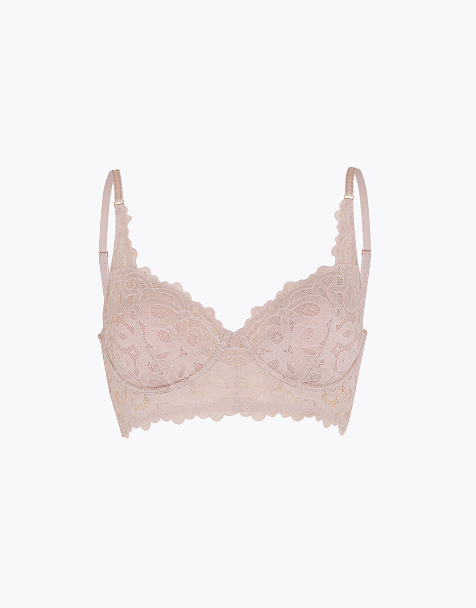 Lovable Garden Flowers Lace Craft Lace reggiseno cappuccino con ferretto