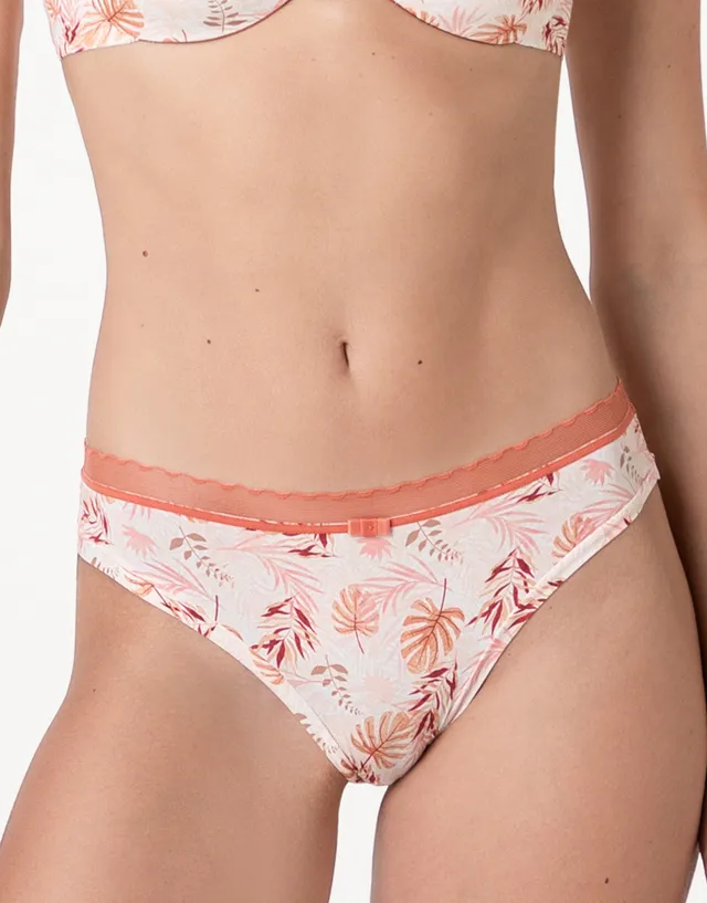 Lovable My Daily Comfort Printed slip rosa polvere stampato in microfibra