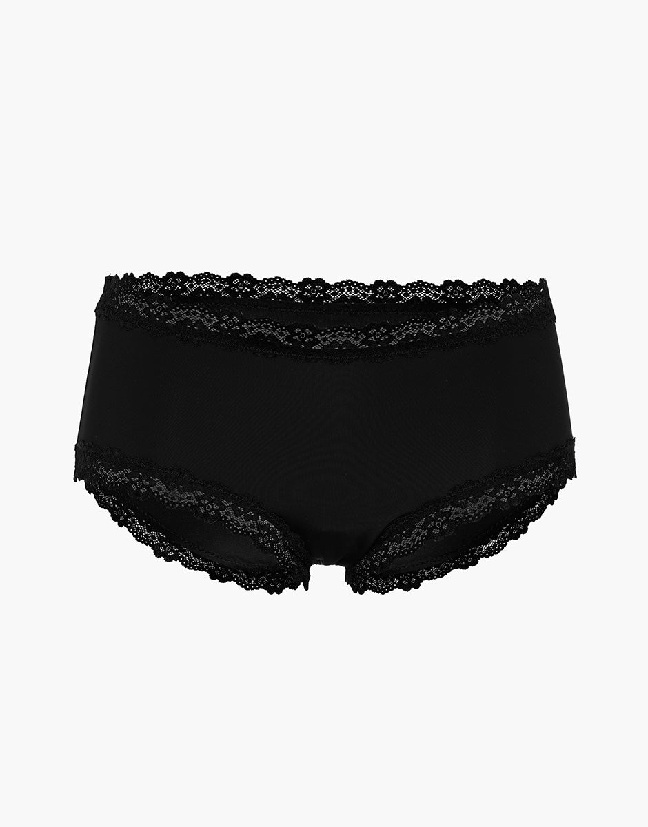 Lovable So Lacy Panties Lacy Micro culotte nera in microfibra e pizzo