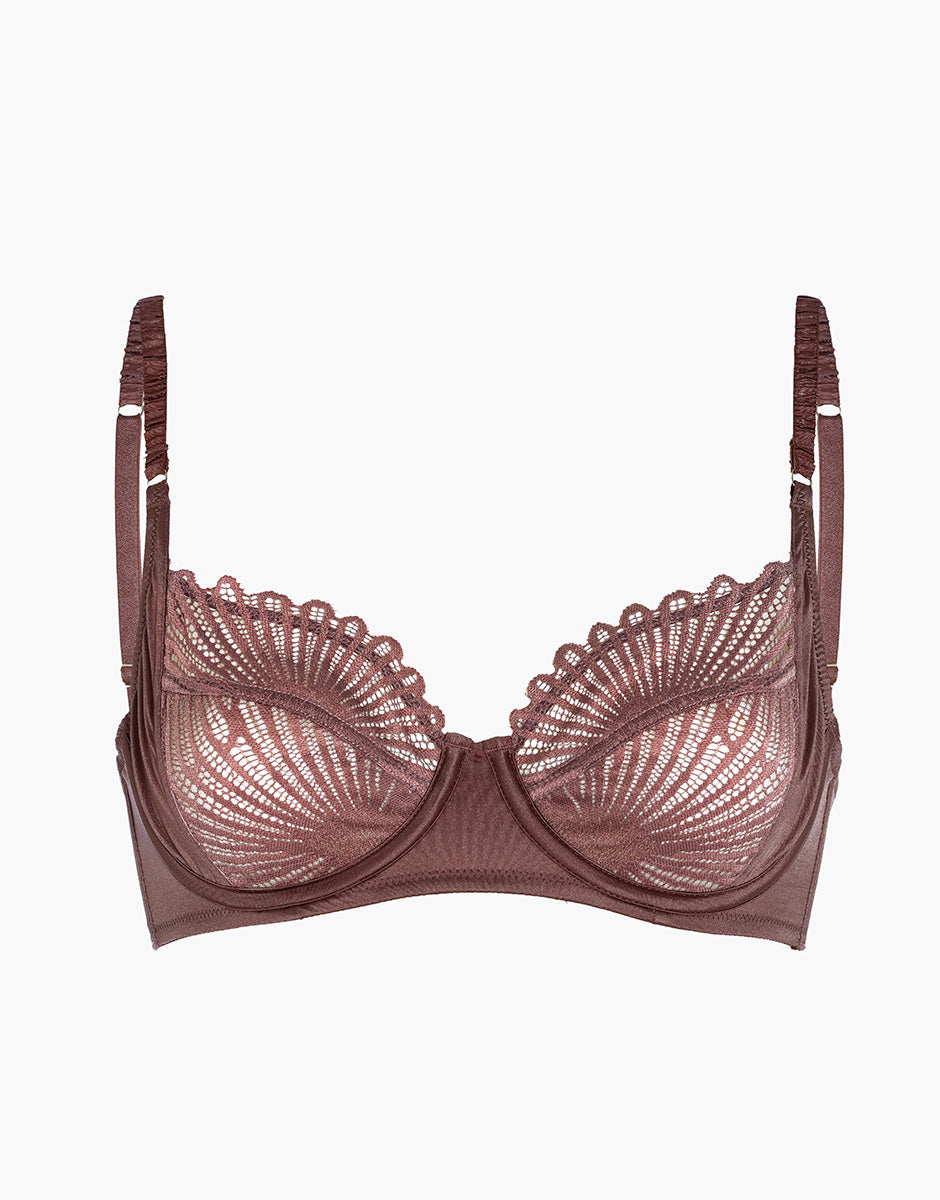 Lovable Garden Flowers Lace Blowball Lacy Micro reggiseno con ferretto nocciola