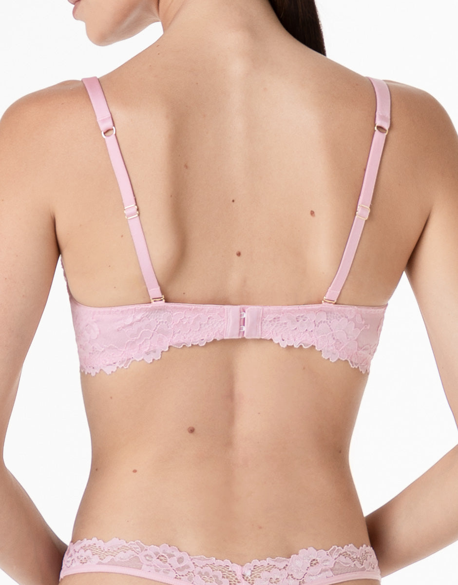 Lovable Garden Flowers Lace reggiseno con ferretto Lux Lace rosa confetto
