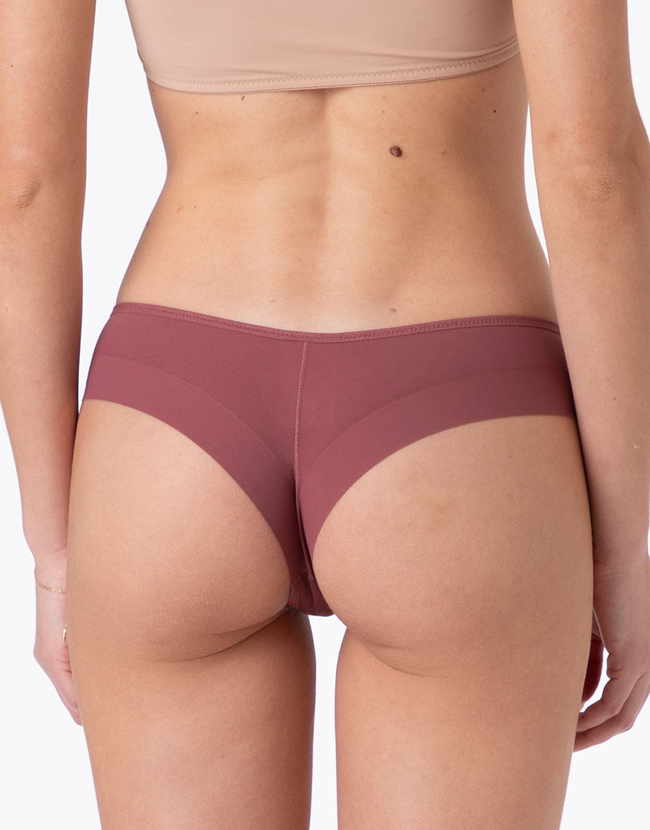 Lovable Invisible Lift Brasiliano microfibra rosso amaranto 2/S–5/XL