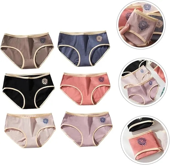 RSLOVE Underwear 6pcs Breathable Women’s Panties mutandine 6 pezzi