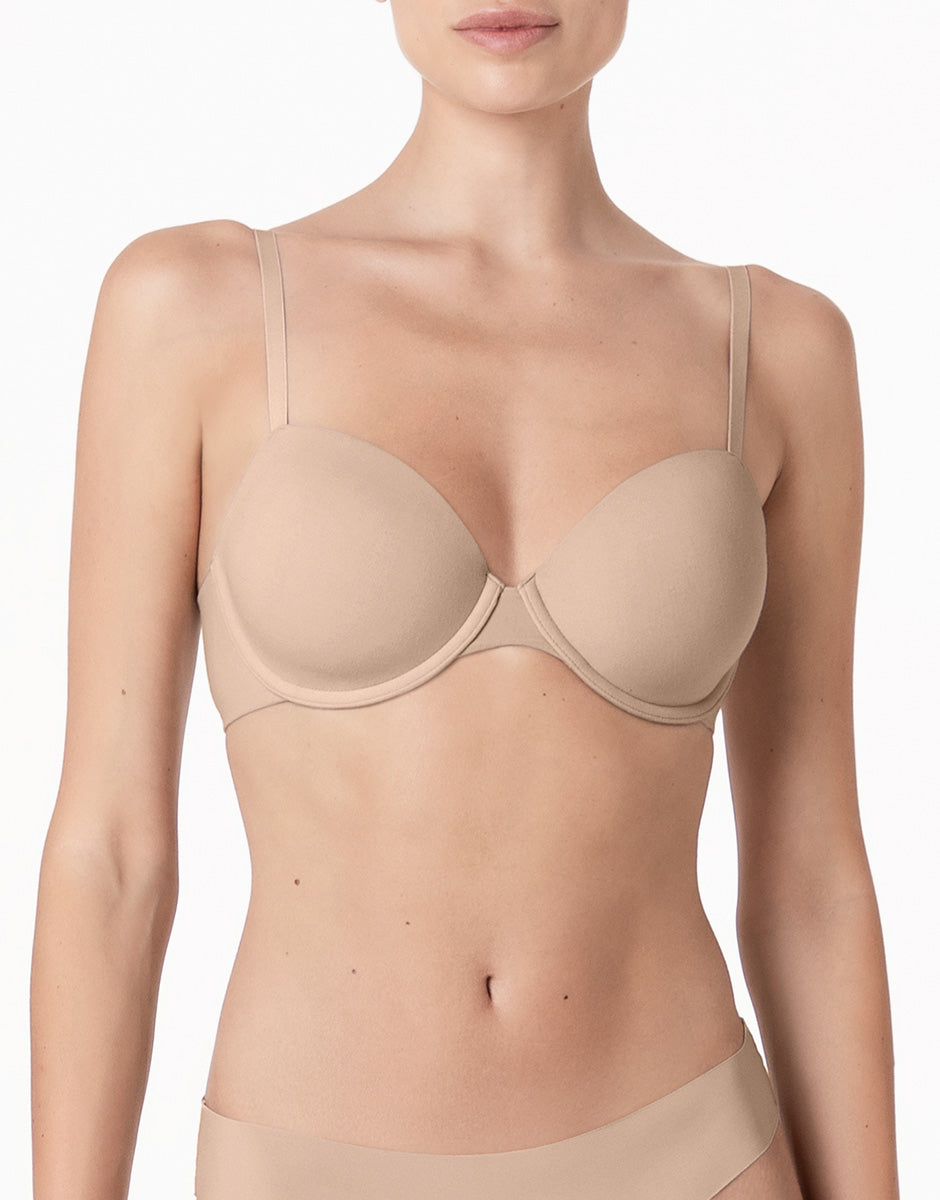 Lovable Invisible Essence reggiseno con ferretto nudo chiaro microfibra
