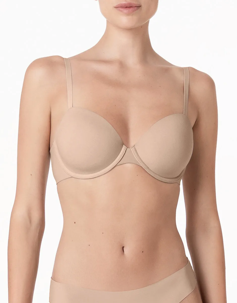 Lovable Invisible Essence reggiseno con ferretto nudo chiaro microfibra