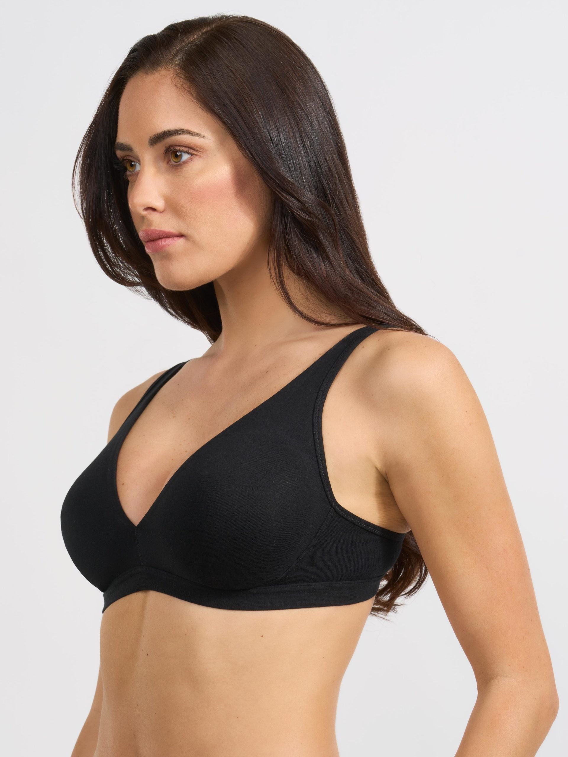 SPIMAN Millennial reggiseno modello vela bianco coppa B in cotone