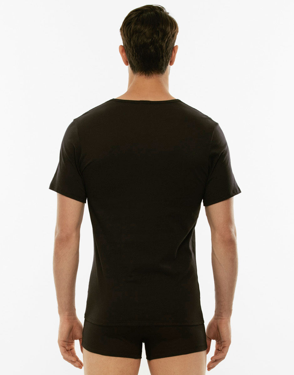 Lovable Basic Soul T-shirt girocollo 100% Pure Cotton nera