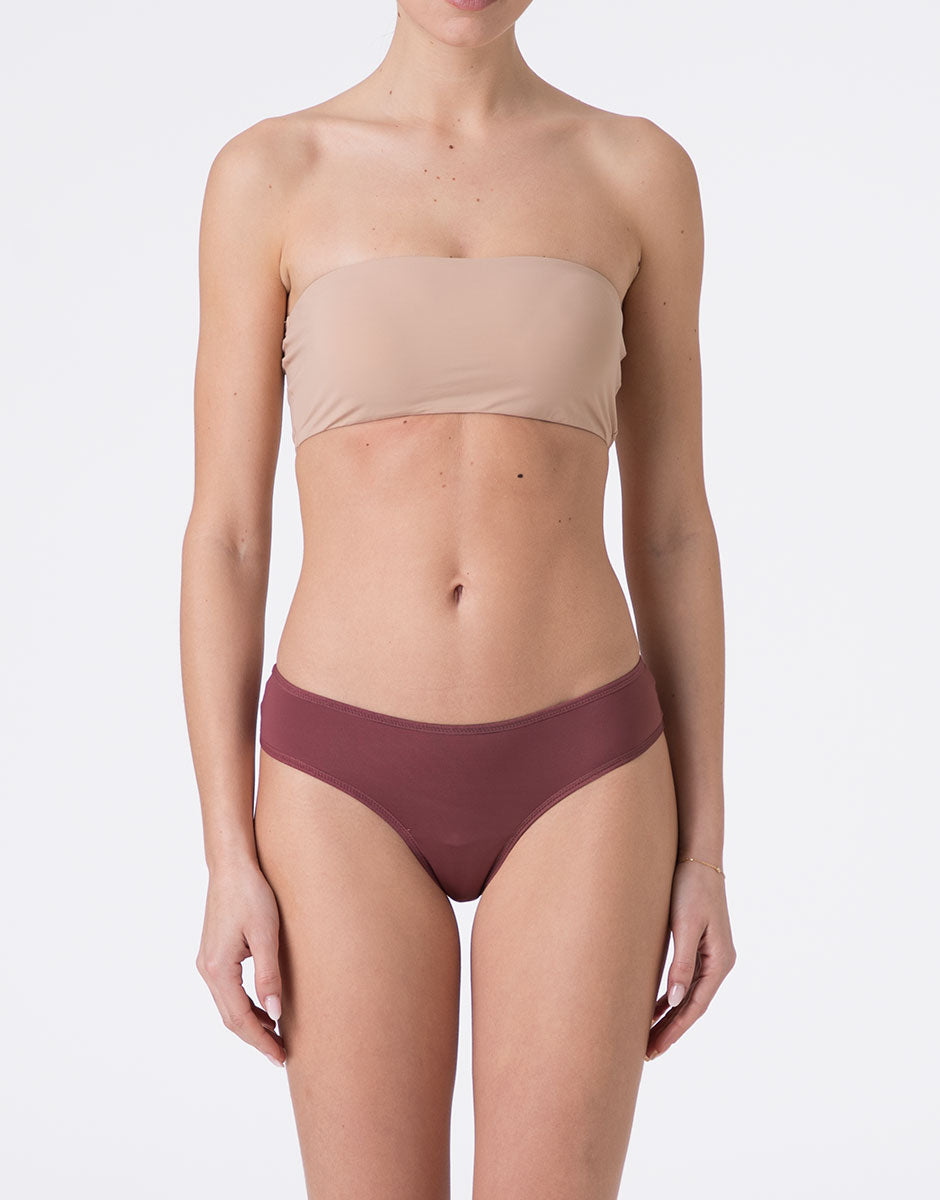 Lovable Invisible Lift Brasiliano microfibra rosso amaranto 2/S–5/XL