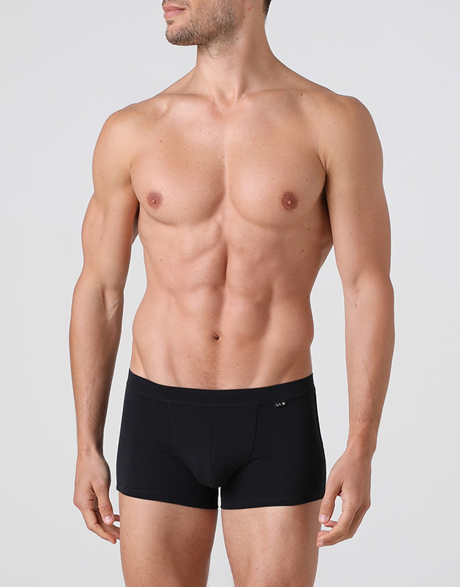 Lovable Value Elegance Short boxer Cotton Stretch nero 1 pezzo cotone elasticizzato