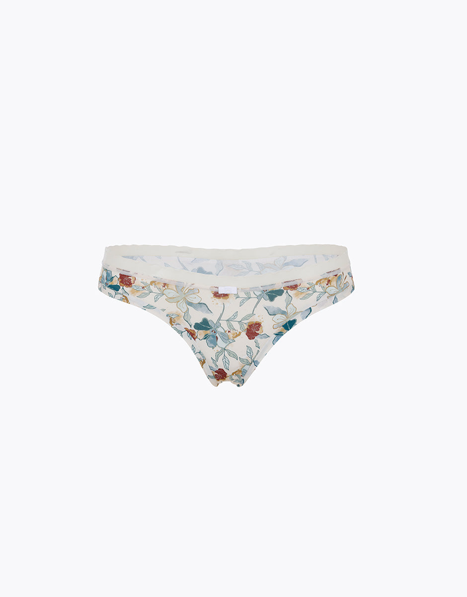 Lovable My Daily Comfort Printed brasiliano microfibra fiori avorio 2/S