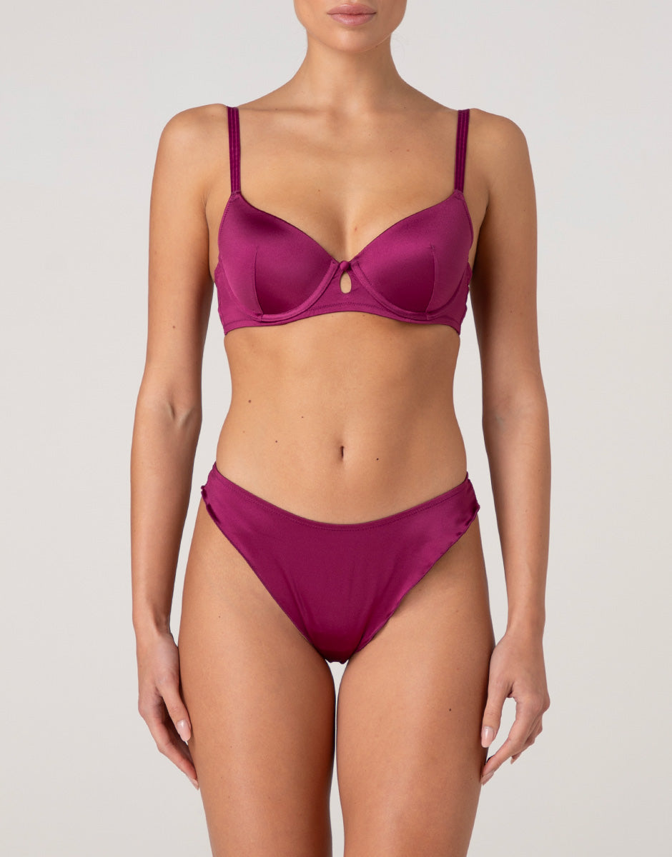 Lovable Invisible Lift Chic Micro reggiseno imbottito con ferretto lampone viola