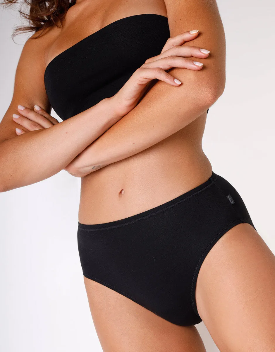 Lovable Lovely slip midi nero cotone modal vellutato