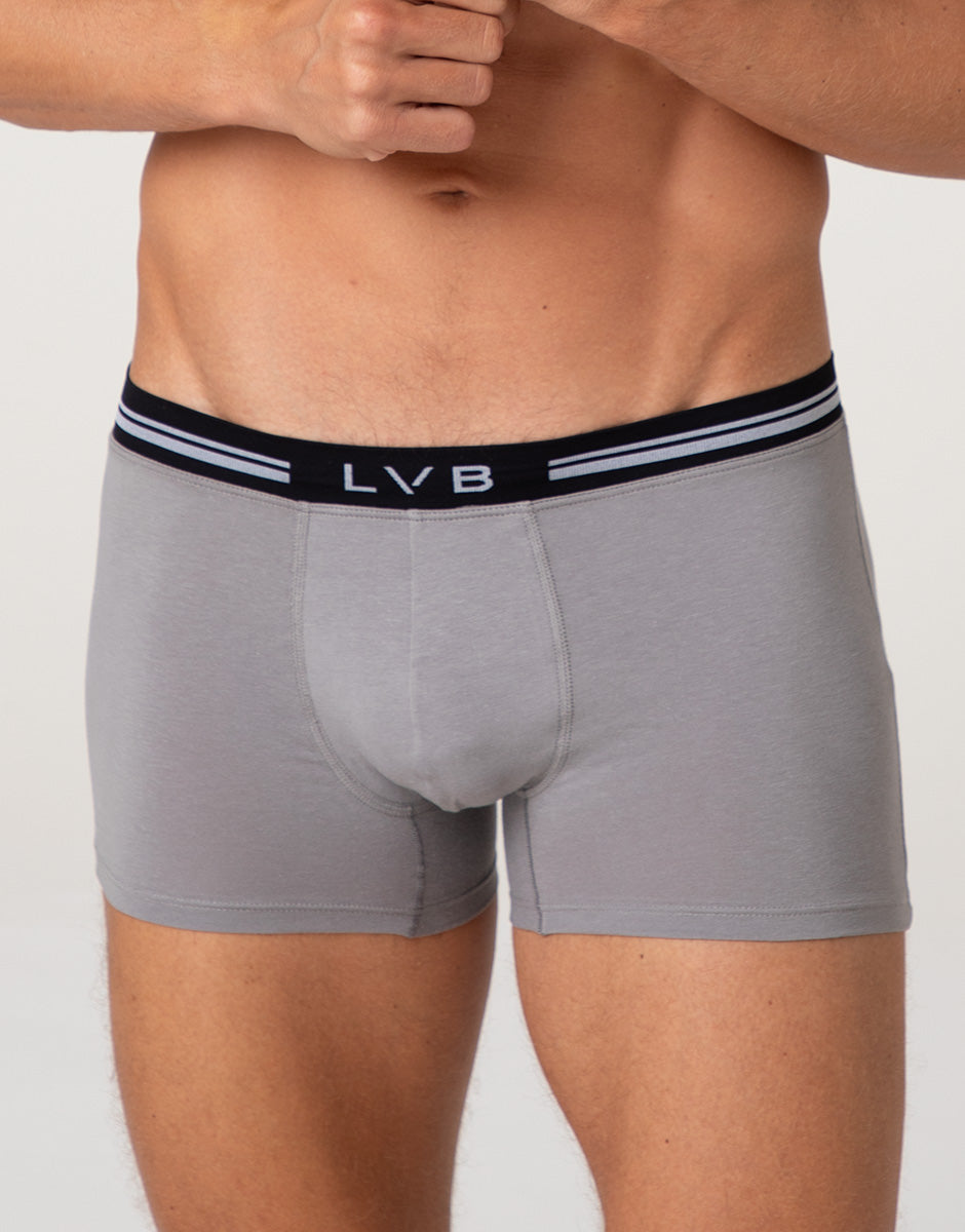 Lovable Value Elegance Comfort 360 Stretch Cotton boxer grigio scuro cotone elasticizzato