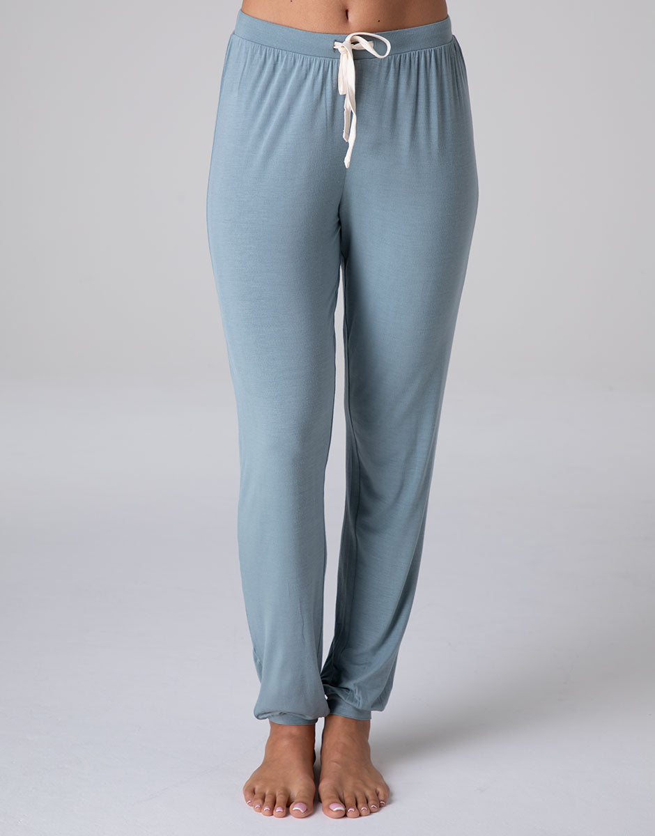 Lovable Basic Soul pantaloni lunghi con polsino in viscosa elasticizzata carta da zucchero