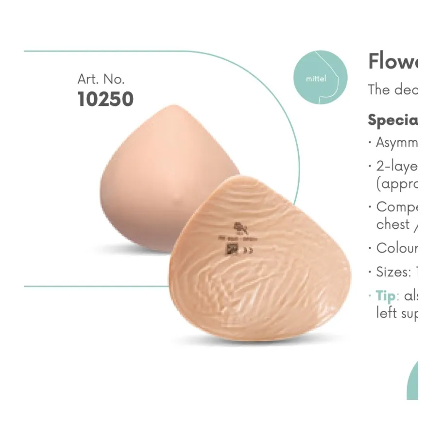 ABC Breast Care Protesi mammarie Flowable 10250 asimmetrica leggera