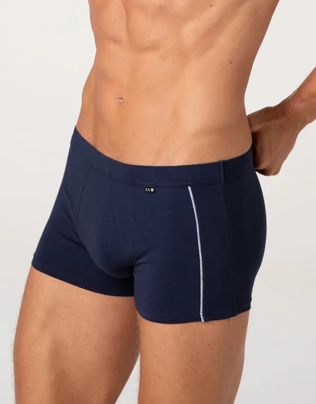 Lovable Value Elegance Dynamic Cotton boxer uomo blu notte cotone elasticizzato