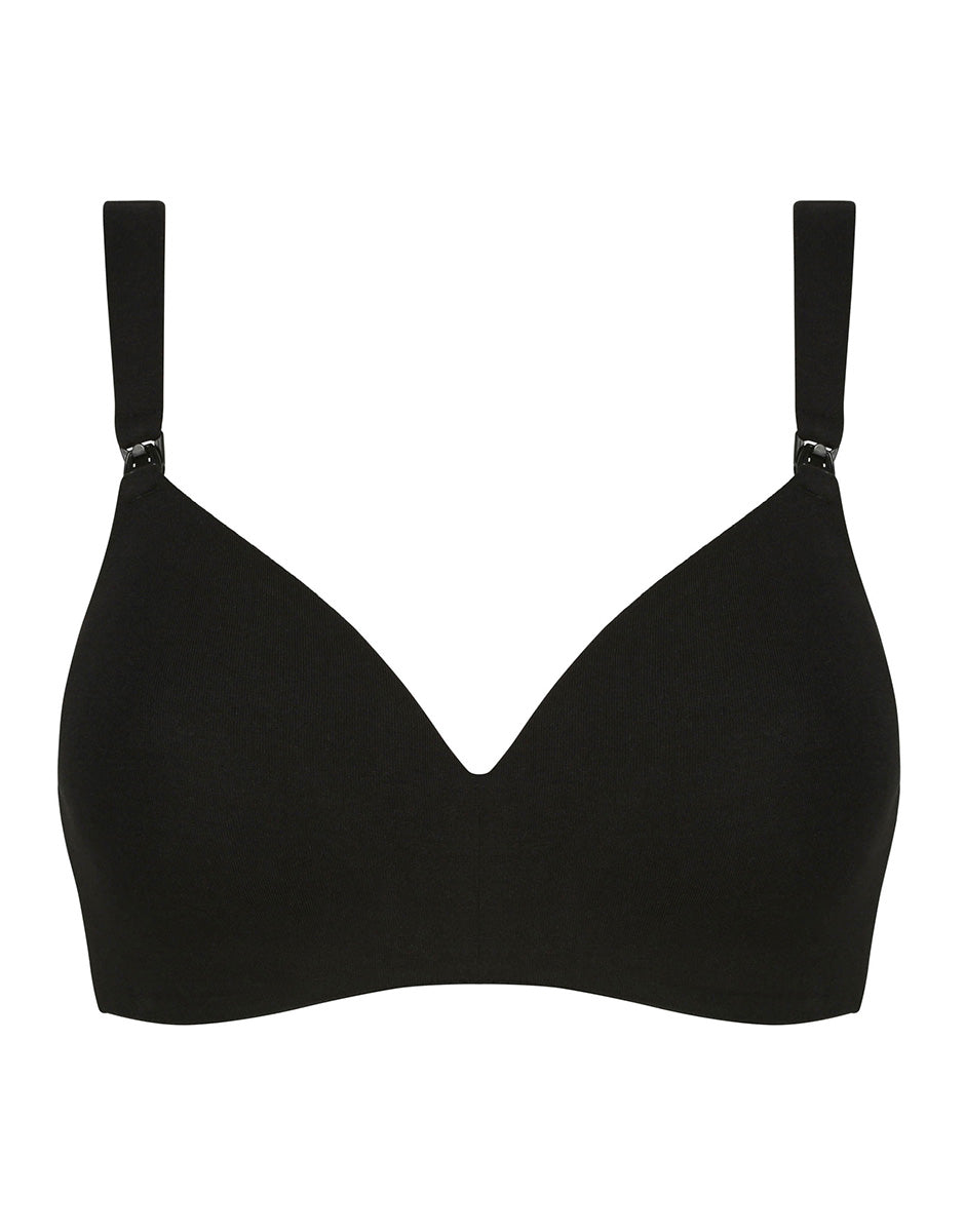 Lovable My Daily Comfort Maternity reggiseno 3C nero cotone biologico