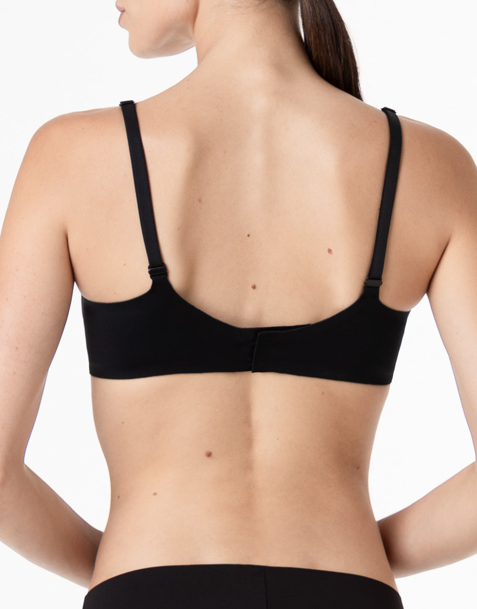 Lovable Invisible Essence reggiseno con ferretto nero in microfibra