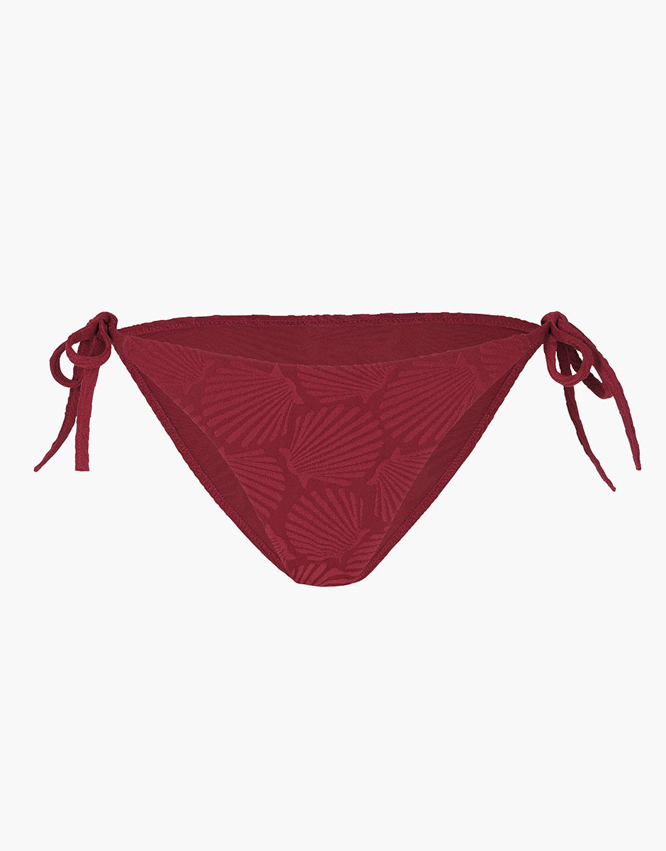 Lovable Glam Shiny Micro Embellished Jacquard costume slip laccetti rosso tibetano