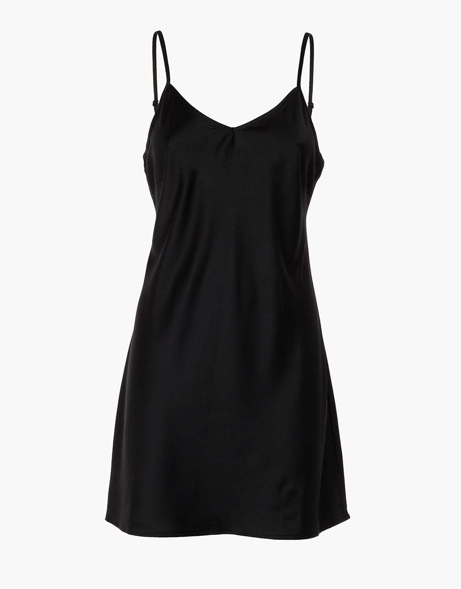 Lovable Basic Soul sottoveste in satin nero