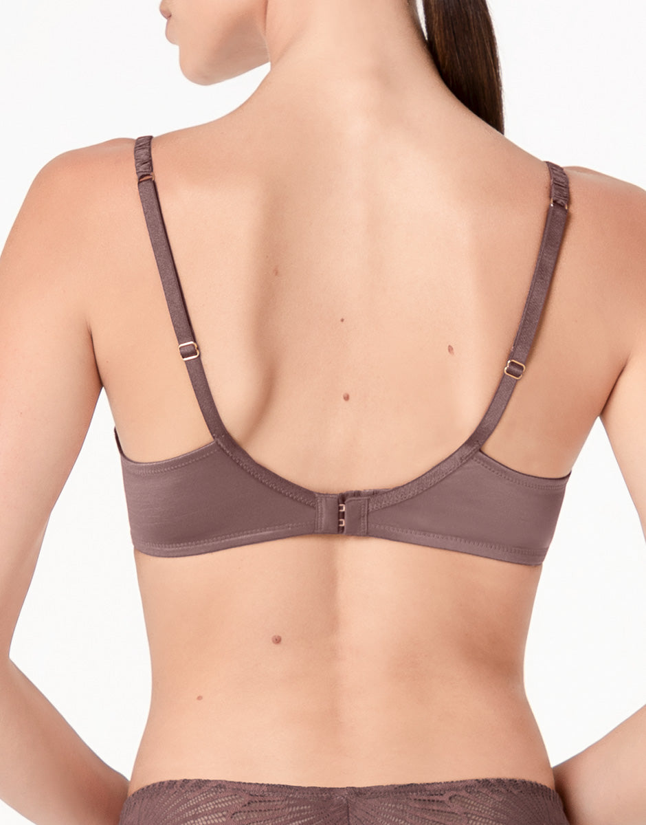 Lovable Invisible Lift Blowball Lacy Micro Reggiseno con ferretto nocciola
