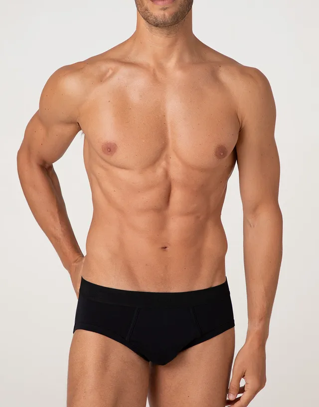 Lovable Lovely Signature Cotton slip nero uomo