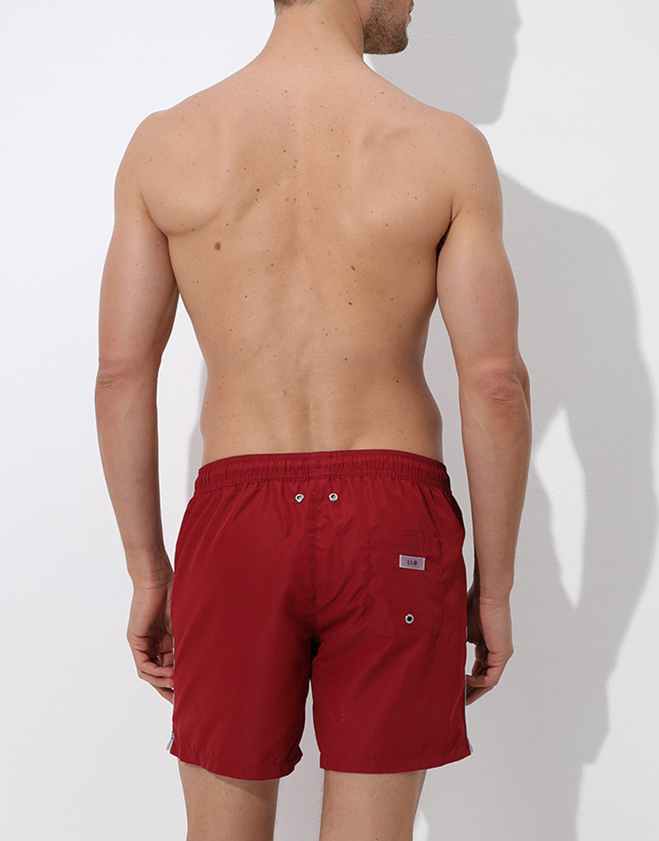 Lovable Glam Shiny Micro Universal Fast Dry costume boxer rosso tibetano
