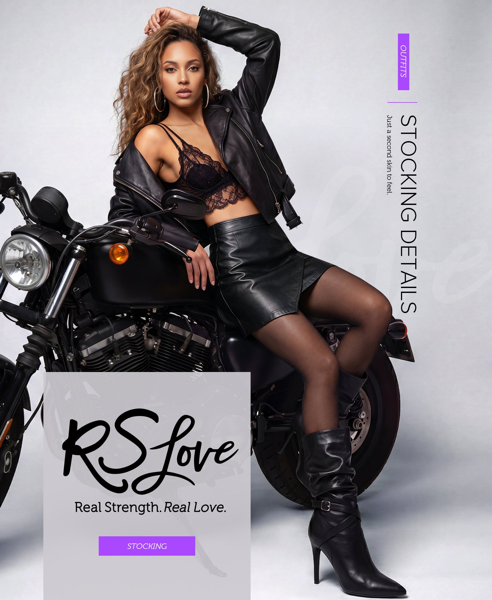 RSLOVE Tights 30D Seamless Control Top Sheer Tights collant velati neri vita alta
