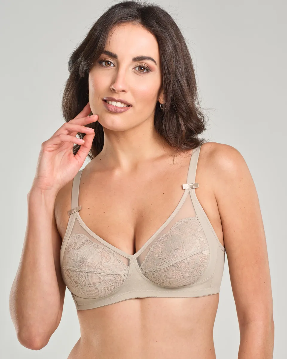 SPIMAN Class Alida reggiseno senza ferretto tortora