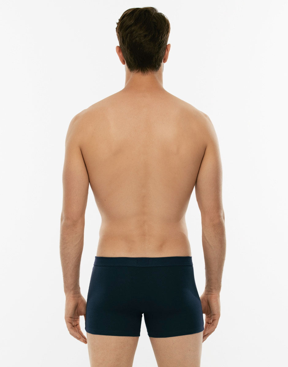 Lovable Value Elegance Short boxer Cotton Stretch boxer blu in cotone elasticizzato