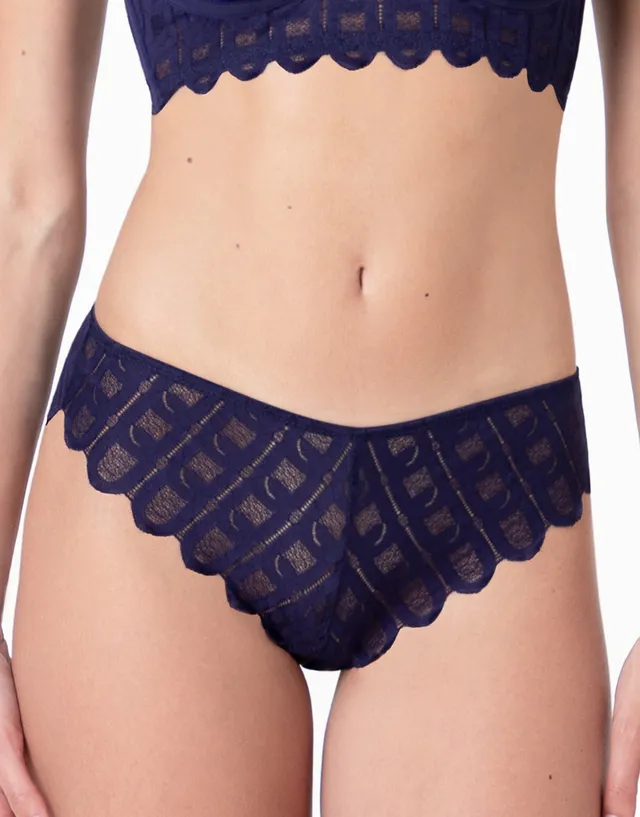 Lovable So Lacy Panties L’Allure slip viola scuro in pizzo