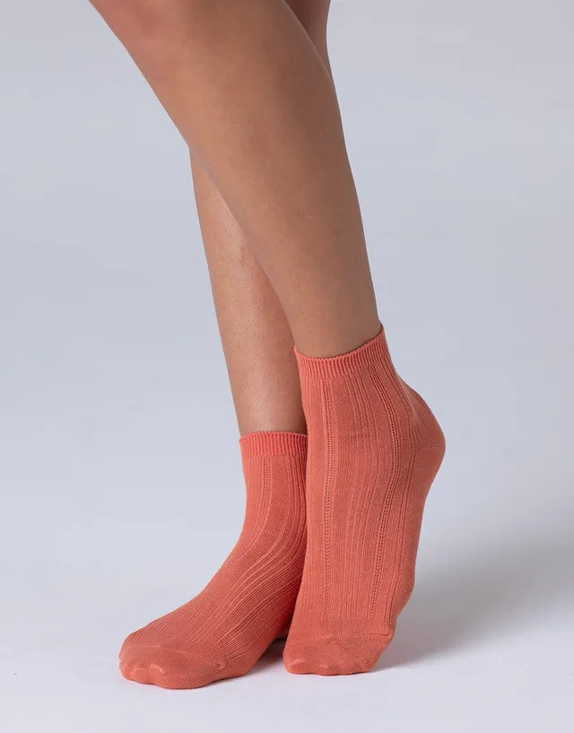 Lovable Basic Soul calzini Pointelle donna terracotta traspiranti