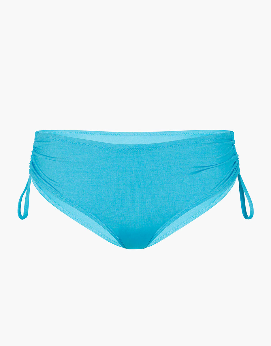 Lovable Glam Shiny Micro Essential Micro slip bikini alto turchese con coulisse