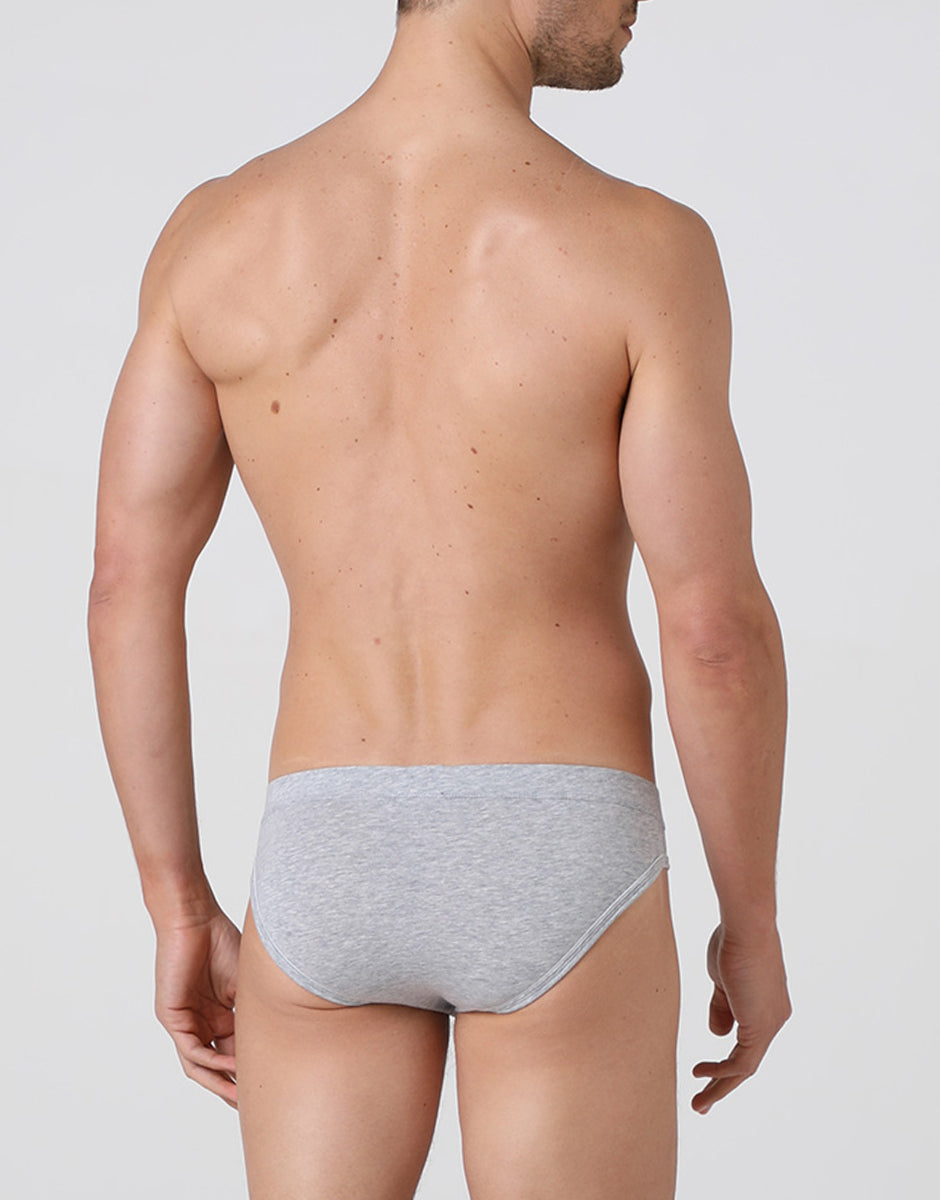 Lovable Lovely slip mini Cotton Stretch grigio melange in cotone elasticizzato XL