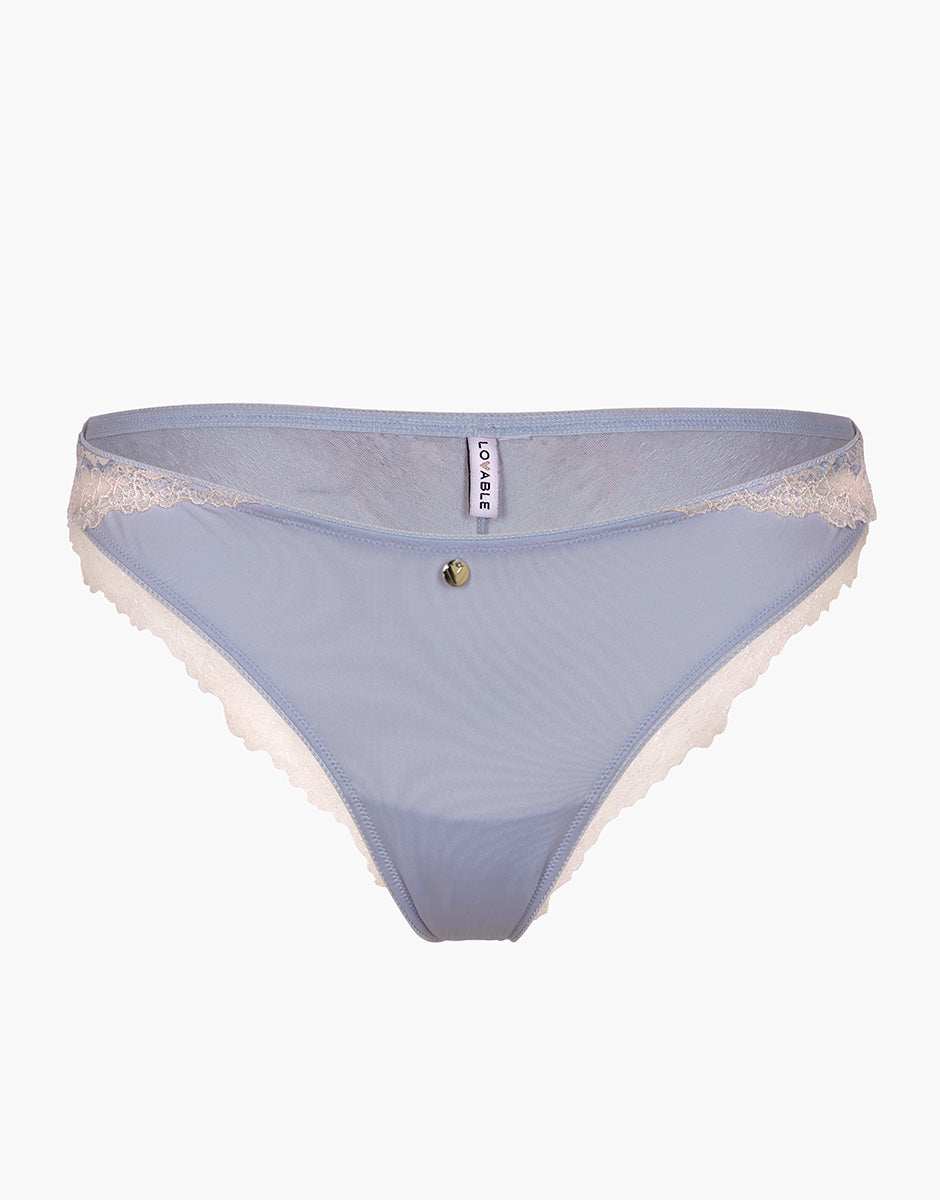 Lovable So Lacy Panties Density Lace brasiliano azzurro in pizzo