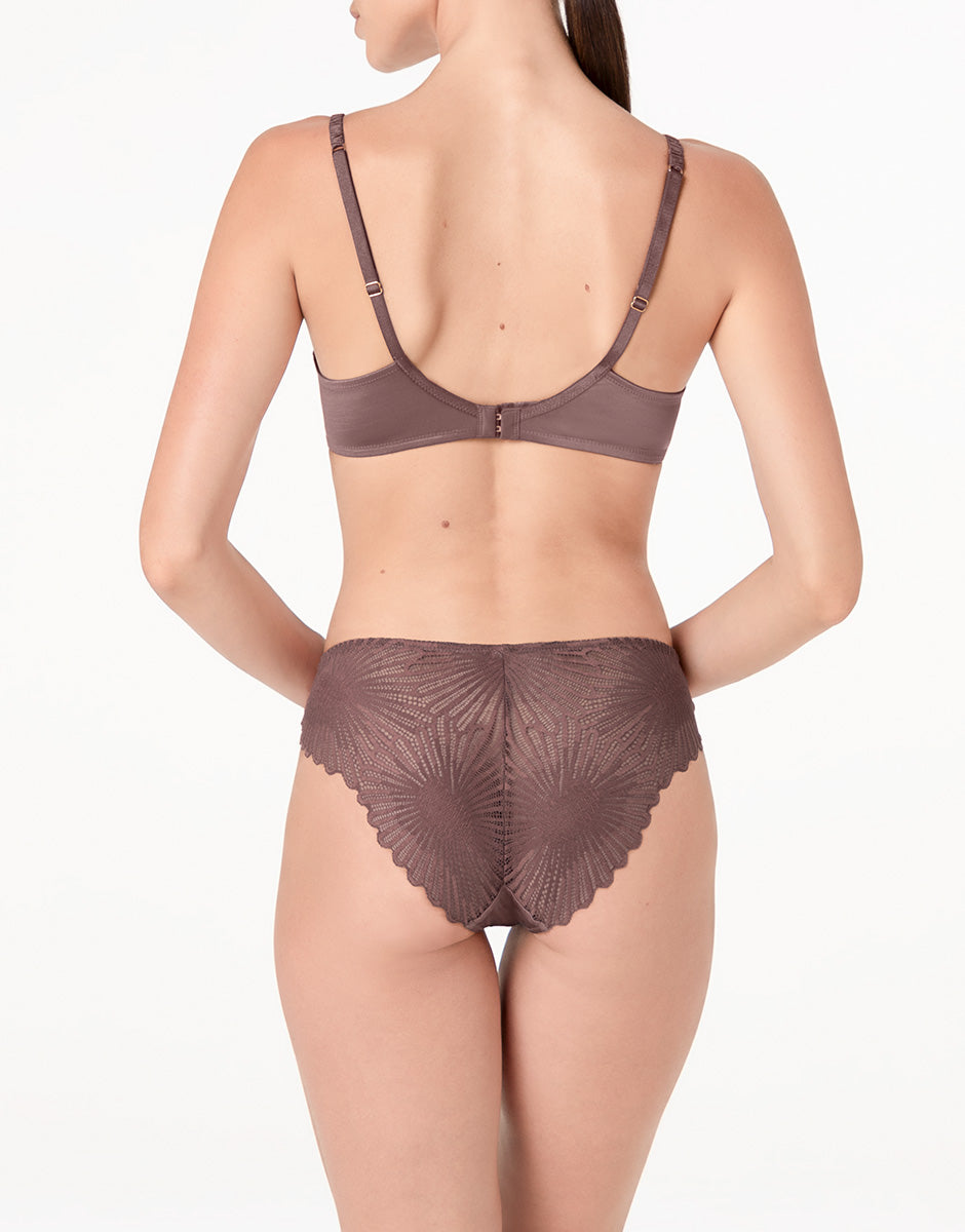 Lovable Invisible Lift Blowball Lacy Micro Reggiseno con ferretto nocciola