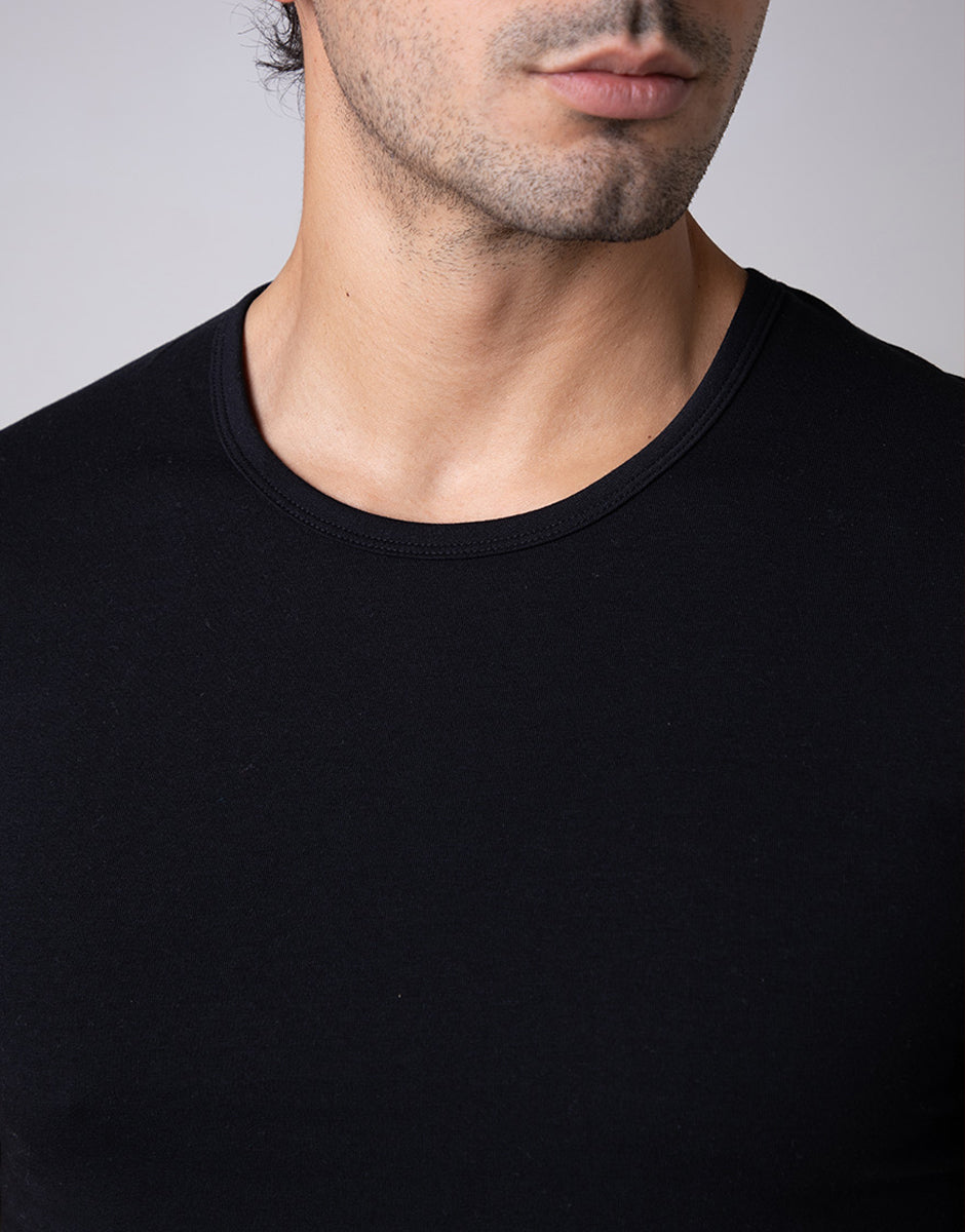Lovable Basic Soul Cool Sensation t-shirt nera in cotone elasticizzato