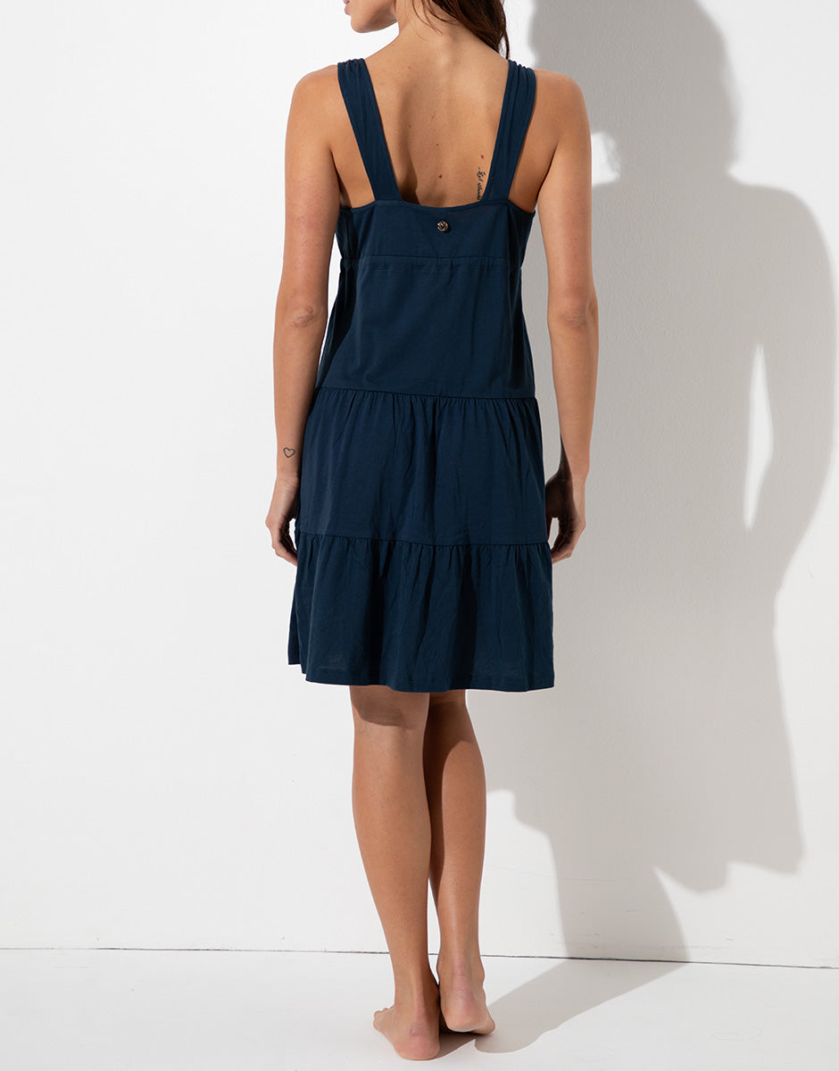 Lovable Basic Soul Abito in jersey di cotone abito blu notte