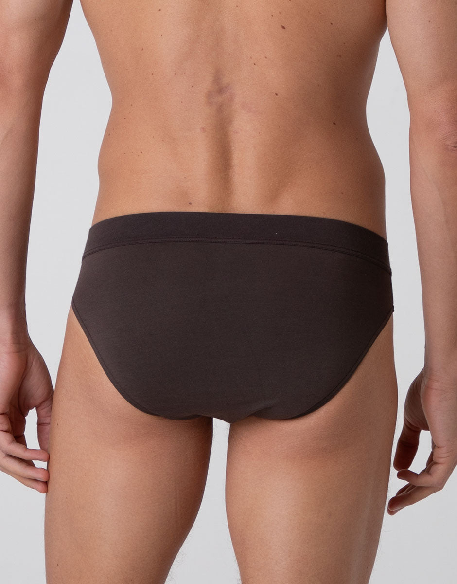 Lovable Lovely Modern Cotton Modal slip cioccolato uomo