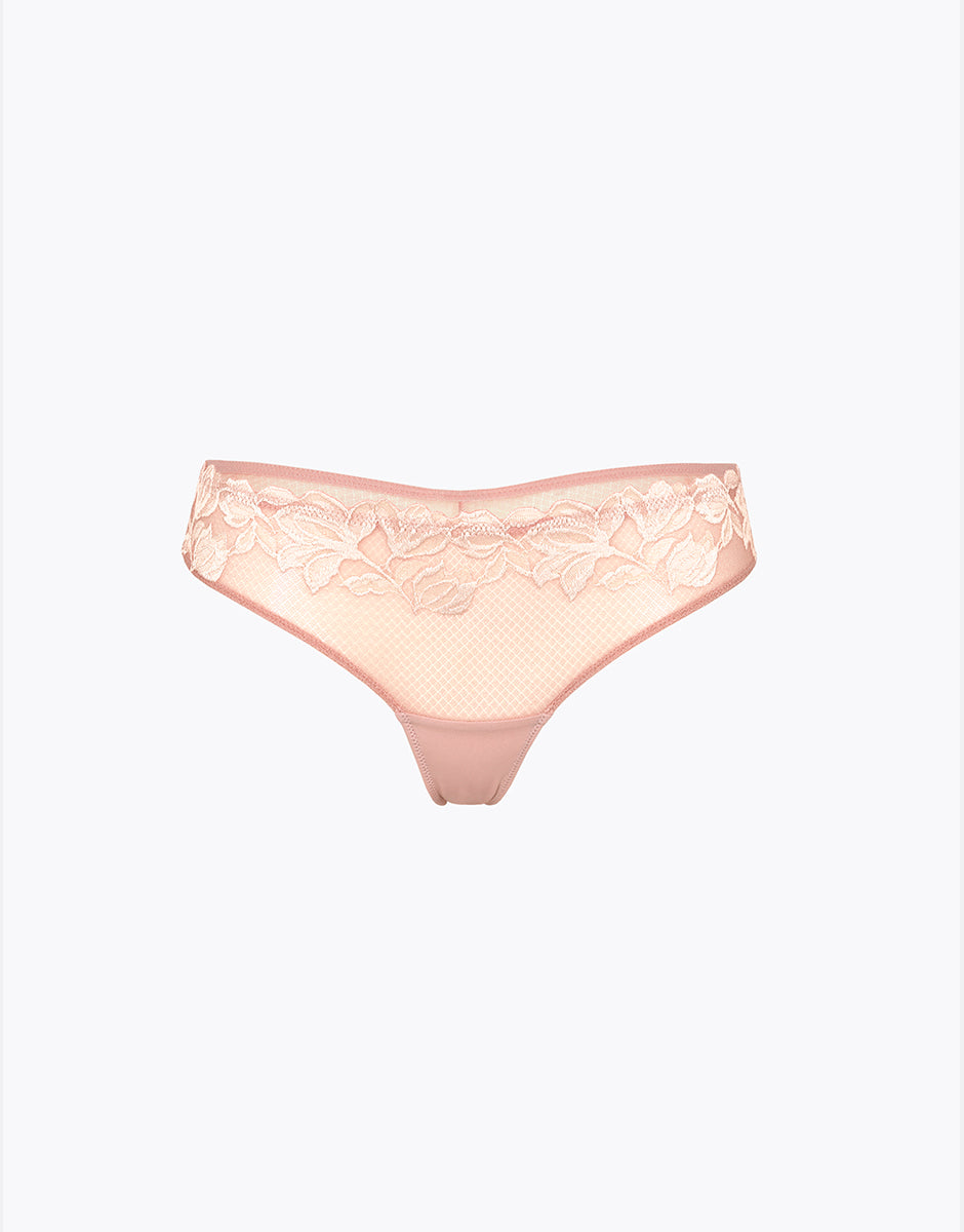 Lovable So Lacy Panties Elegant Muse brasiliano avorio perlato e rosa