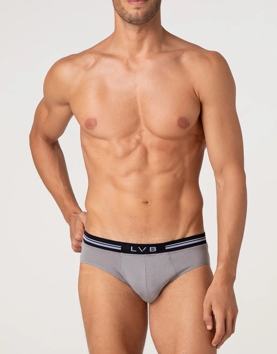 Lovable Lovely Slip Comfort 360 Stretch Cotton uomo grigio scuro