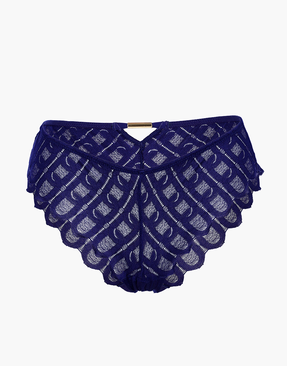 Lovable So Lacy Panties L’Allure slip viola scuro in pizzo