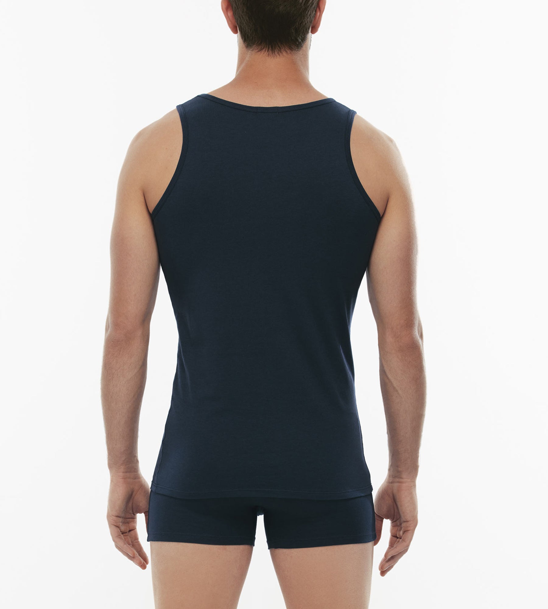 Lovable Basic Soul Cotton Stretch canotta blu cotone elasticizzato
