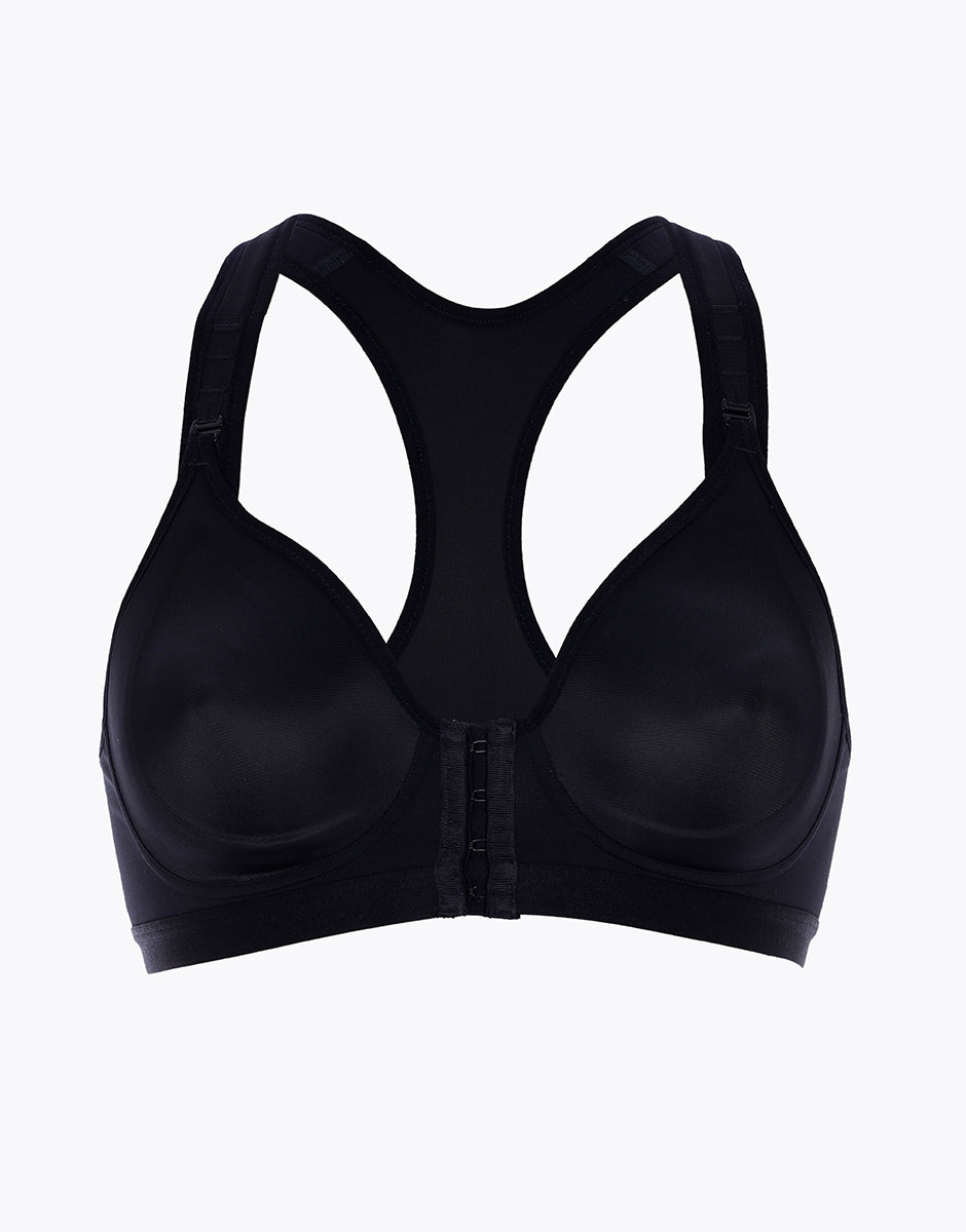 Lovable My Daily Comfort Active Comfort reggiseno sportivo apertura frontale nero